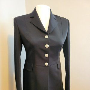 NWT RJ Classics Xtreme Soft Shell Piaffe Dressage Coat - Black - US 4S